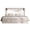 Ash White, variant on Papajet King Farmhouse Bed Frame with 51" Barn Door Headboard, LED Reading Lights, Platform Bed Frame with Wood Slats, Storage Space, Ash White