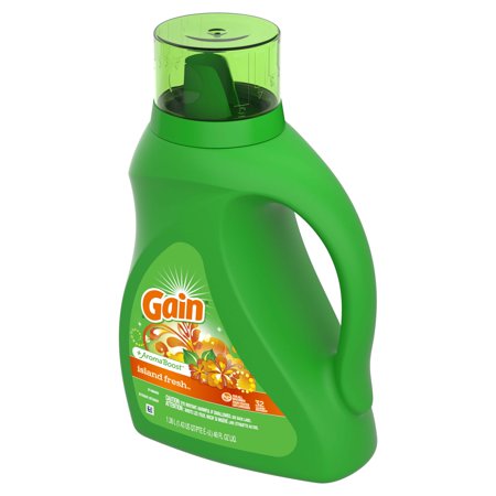 Gain Liquid Laundry Detergent, Island Fresh, 32 Loads, 46 fl oz