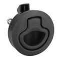 thumbnail image 3 of Black Round Flush Slam Latch Deck Hatch Pull Practical Boat Marine Hardware Accessory, 3 of 8