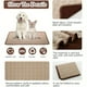 thumbnail image 2 of QUTETN Dogs Self Cooling Pet Cool Pads Hot Weather Sleeping Kennel, Washable Sleep Pad Non- Toxic Breathable for Large Dogs Cats No Water ( Extra Large, Coffee), 2 of 4