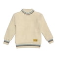 thumbnail image 1 of Chandail avec Col pour Enfants, Couleur Unie, Col Rond, Chandail avec Col Rabattable, Tricot d'Hiver Mode, Col Doux, 1 of 6