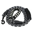 thumbnail image 3 of Dog Rope Leash, Dog Leash Reflective Pet Pulling Leash Lightweight Wear Resistant With 360 Degrees Rotating Metal Hooks For Outdoor Black, 3 of 8
