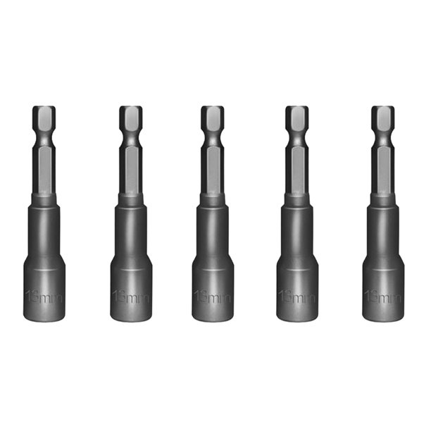 Boquillas de Manguito de Cabeza Hexagonal Broca de Tuerca Magnética 13mm Sunnimix Adaptador de punta de zócalo de vástago hexagonal