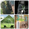 thumbnail image 5 of Clip 5pcs Aluminum Alloy Carabiner Spring Clip Hook Spring-Loaded Kettle Hook For Camping Hiking, 5 of 7