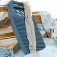thumbnail image 2 of Zshan Large Washboard, Hand Washing Board, Large Laundry Washboard, High Tenacity Laundry Board, 17.7 x 7.8 Inches (Dark Blue), 2 of 5