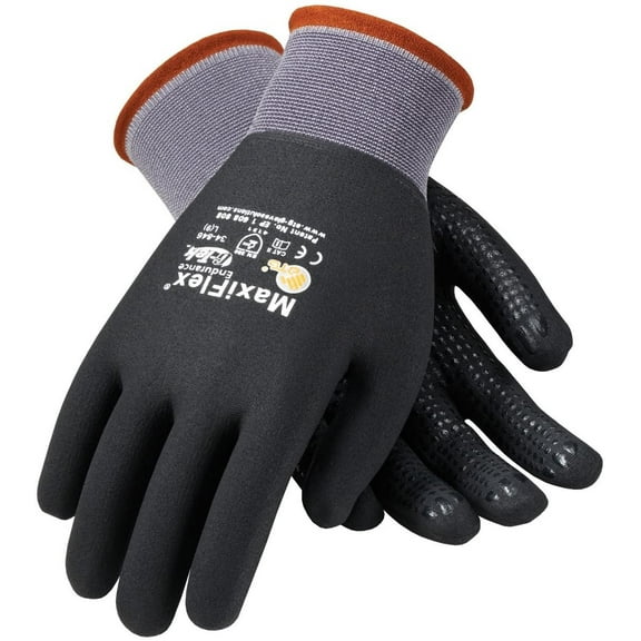PIP 34-846 GTEK Maxiflex Ultimate Gloves w/Dots - Large DOZEN