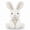 Bunny, variant on NCQ Lion Stuffed Animal for Kids,8inch Sit Lion Toys Hand Knit Doll Baby Cute Doll Bed Time,Handmade Knit Animal Toy Soft Cotton Knitted Animals Teddy Bear Christmas Birthday Gifts （Knit Lion）