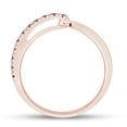 thumbnail image 4 of AFFY Round Shape Simulated Alexandrite Fashion Promise Engagement Ring 14k Rose Gold Over Sterling Silver Ring Size-5.5, 4 of 6