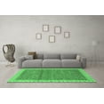 thumbnail image 3 of Ahgly Company Indoor Rectangle Abstract Emerald Green Modern Area Rugs, 2' x 5', 3 of 4