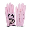thumbnail image 1 of Minnieouse 1 par de guantes de Golf antideslizantes de PU con dibujos animados para mujer, manoplas gruesas portátiles, equipo de mano para cancha de guantes y mitones Rosado Talla 21 Minnieouse AP014404-04, 1 of 1