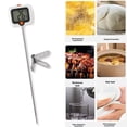 thumbnail image 2 of Digital Candy Thermometer with Pot Clip,11.8" Long Stainless Steel Probe,Best Instant Read Thermometer Digital for Cooking Baking Cheese and Candy Making,Kitchen Essential Baking Tool, 2 of 4