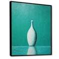 thumbnail image 2 of Designart "Aqua Pin Bowling I" Bowling Floater Framed Wall Decor, 2 of 5