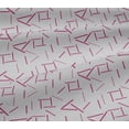 thumbnail image 5 of oneOone Viscose Jersey Tissu Imprimé Géométrique Ligne BTY 60 Pouces de Large, 5 of 5