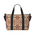 thumbnail image 6 of Rocae Traditional Tribal Aztec for Travel Shoulder Bag Top Handle Handbag with Yoga Mat Buckle for Gym, Work, Travel, 6 of 7