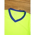 thumbnail image 5 of JanJean Kids Boys Basketball Jersey 2 Piece Training Outfit Soccer T Shirt Undershirt with Athletic Fluorescent Green 20, 5 of 7