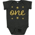 thumbnail image 3 of Inktastic 1st Birthday One Gold Boys or Girls Baby Bodysuit, 3 of 5
