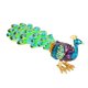 thumbnail image 5 of Organizador De Joyas Con Bisagras, aleación De Zinc Compacta Que Ahorra Espacio Y Diamante De Trabajo De Imitación De Diamantes De Imitación Elegante Pavo Pavo Peacock Peacock, 5 of 7