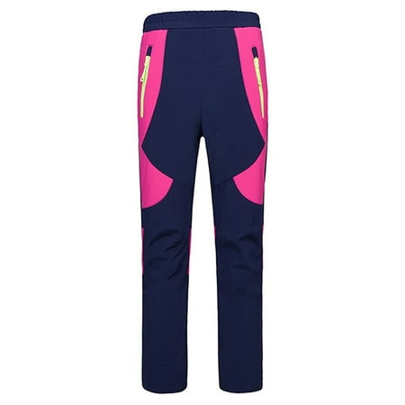 

Zlekejiko Windproof Girls Breathable With Rain Warm Trousers Boys Trousers Outdoor Trousers Children s Hiking Trousers Ski Boys Pants