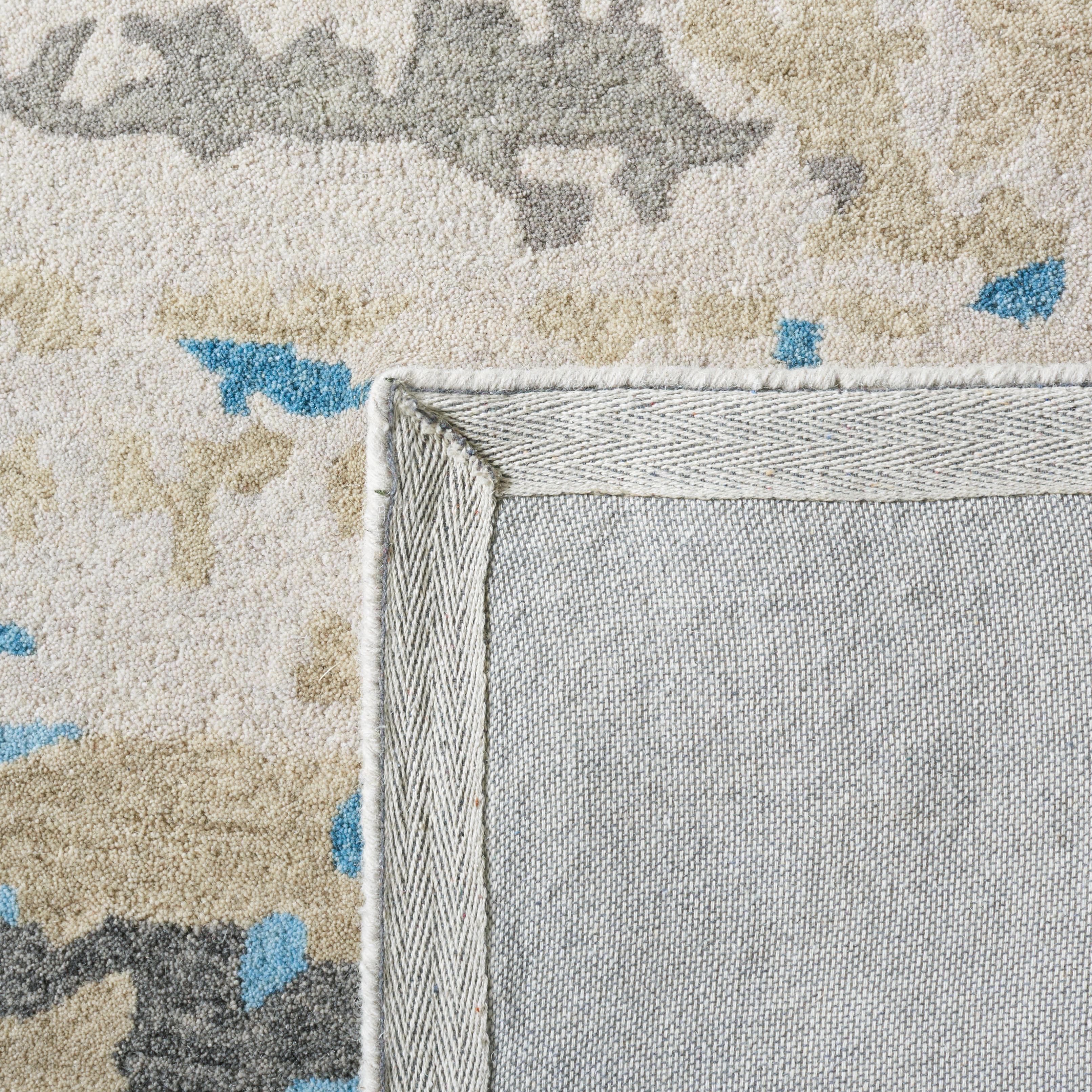 SAFAVIEH Soho Marcus Abstract Area Rug, Beige/Blue, 8' x 10'