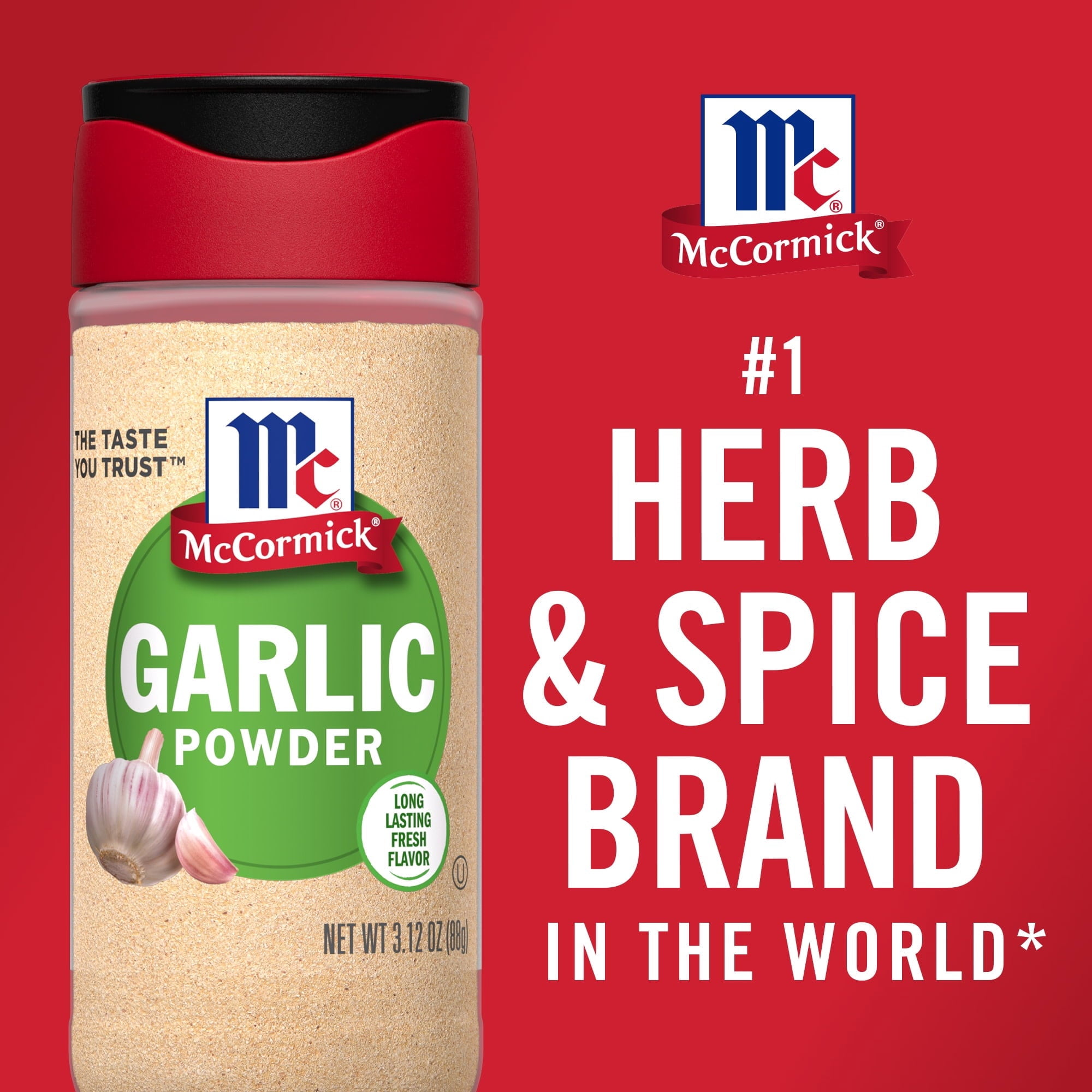 McCormick Garlic Powder - 3.12oz (Pack of 3)