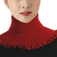 thumbnail image 2 of Yirtree Women's Turtleneck Dickey Collar Knitted Detachable Fake Collars Mock High Turtleneck Dickey Collar for Women Girl, 2 of 8