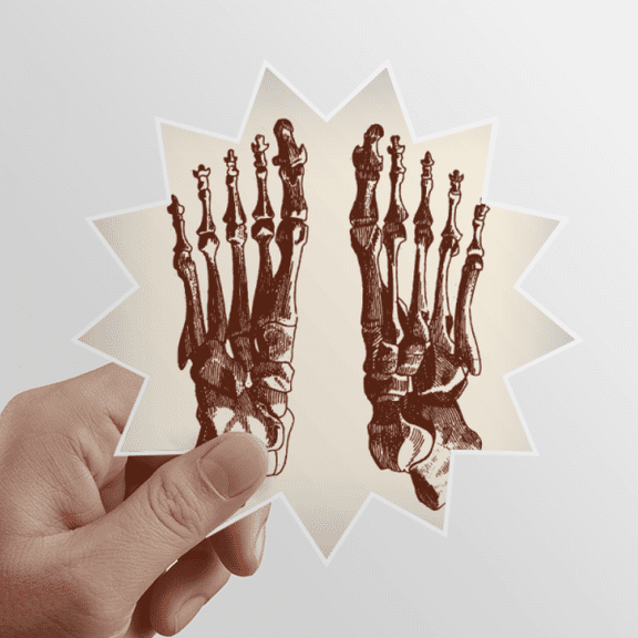 human body b foot sketch sun vinyl sticker luggage graffiti flower decal