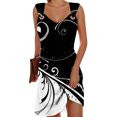 thumbnail image 3 of WILLBEST Robe Women Robe de Plage Mode Rayée Sans Manches Dos Nu Camisole Plage Mini, 3 of 5