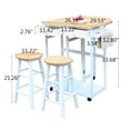 Kitchen Island with Seating, Rolling kitchen Island Cart with DropLeaf