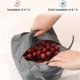 thumbnail image 5 of Thermal Lunch Tote Bento Bag With Handles For Work Or School Large Capacity, 5 of 5