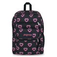 thumbnail image 1 of Mochila JanSport Happy Hearts negra para portátil de 15 pulgadas, 1 of 7