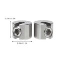 thumbnail image 4 of 2pcs Steel Wire Rope Fixation Clip Slotted Grub Steel Wire Rope Fittings Clip, 4 of 4