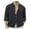 Black, variant on IROINNID Plain Long Sleeve Shirts for Men Leisure Solid Shirt Spring And Button Standing Collar Shirt Top/shirt Blouse ,Black