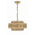 thumbnail image 5 of SIL-B6003-BS Crystorama Lighting Silas - 3 Light Chandelier, 5 of 10