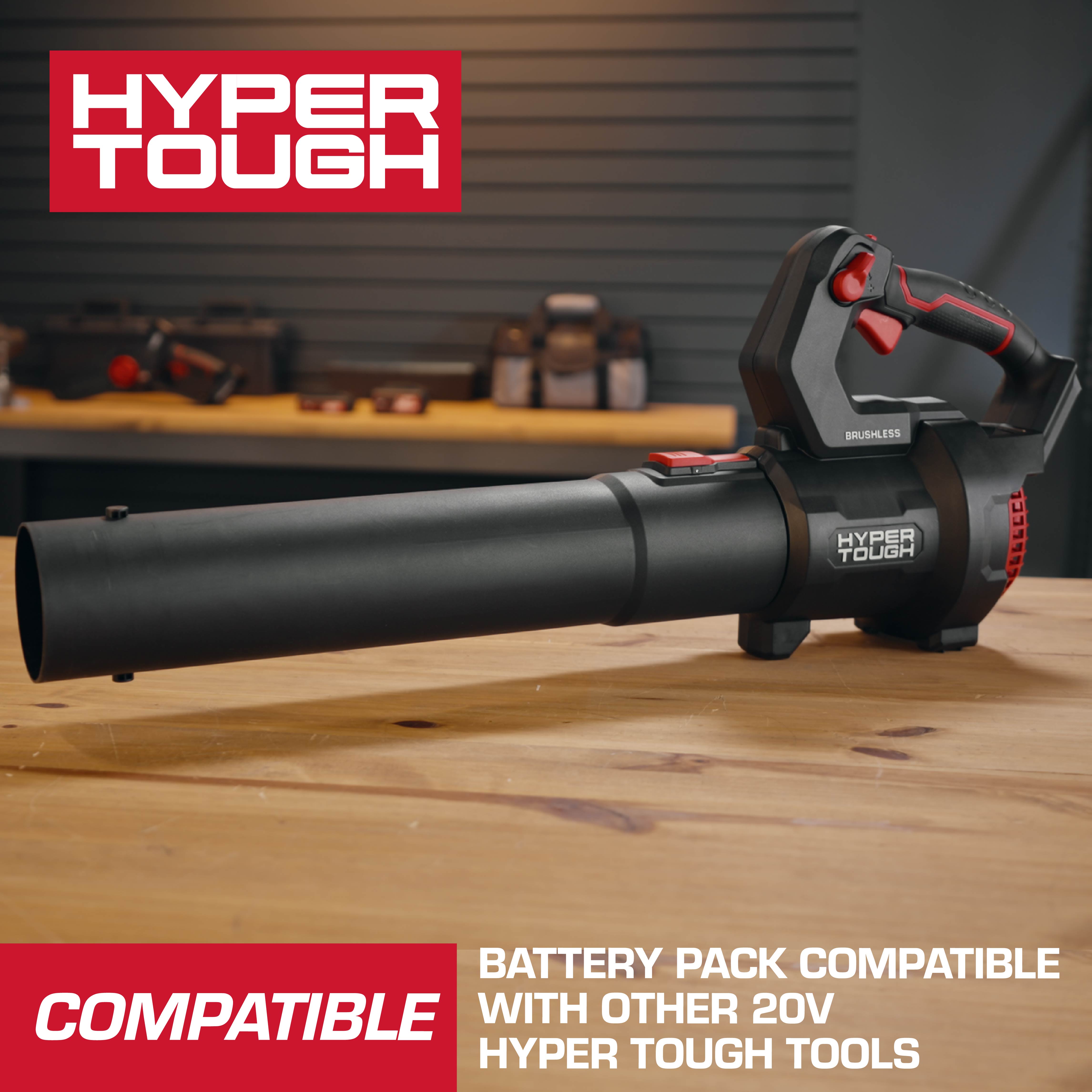 Hyper Tough 20V Cordless Leaf Blower, 460 CFM with 4.0Ah Battery photo 8