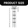 thumbnail image 3 of bifavgk Cap Design Plant Rack 25.4 cm Plastic Lattice Support Cage For Climbing Vines, 3 of 9