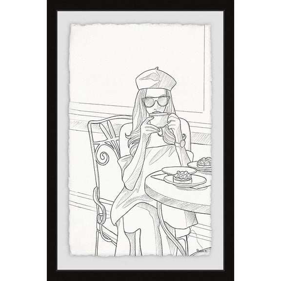 Parvez Taj In for Dessert Framed Painting Print