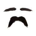 thumbnail image 1 of 2 piezas de bigote falso y cejas falsas, barba falsa para fiesta de festival, Halloween, hombres, 1 of 8