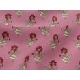 thumbnail image 4 of oneOone Viscose Jersey Fabric Leaves & Floral Block Print Fabric By The Yard 60 Inch Wide, 4 of 4