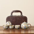 thumbnail image 1 of Ru ware Xishi teapot, one teapot and four cups gift box tea set, complete tea set, 1 of 4