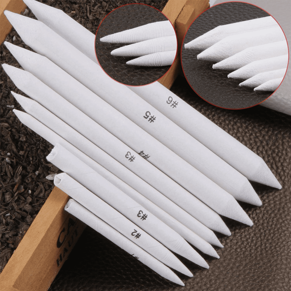 96 Pcs Blending Stump and Tortillions, Paper Art Blenders, Art Pencils, Drawing Pencils for Sketch Drawing Tools
