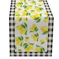 thumbnail image 1 of asddcavvf Petit Drapeau de Table Frais Printemps et Été Nappe en Lin Imprimé Fleurs 5, 1 of 6