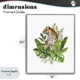 thumbnail image 4 of Stupell Industries Bohemian Exotic Jungle Tiger Gray Framed Giclee Art, 16 x 20, by Bethany Sandoval, 4 of 8