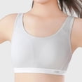 thumbnail image 3 of GYRATEDREAM Girl' s Sleeveless Tank Top, Girls Sports Training Bras Seamless Stretchy Crop Racerback Undershirt Bra UV Protective Fabric UPF 50+ for, 3 of 5