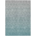 thumbnail image 2 of Addison Rugs Chantille Indoor/Outdoor Transitional Geometric Teal Washable Rectangle Rug, 5' x 7'6", 2 of 6
