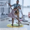 thumbnail image 3 of Emperor Goose Round Soft Area Rugs 2.6ft Anti-Slip Cute Circle Carpet for Teen Girls Room, Circular Rug for Nursery Room, Dorm, Cute Room Decor for Baby, 3 of 7