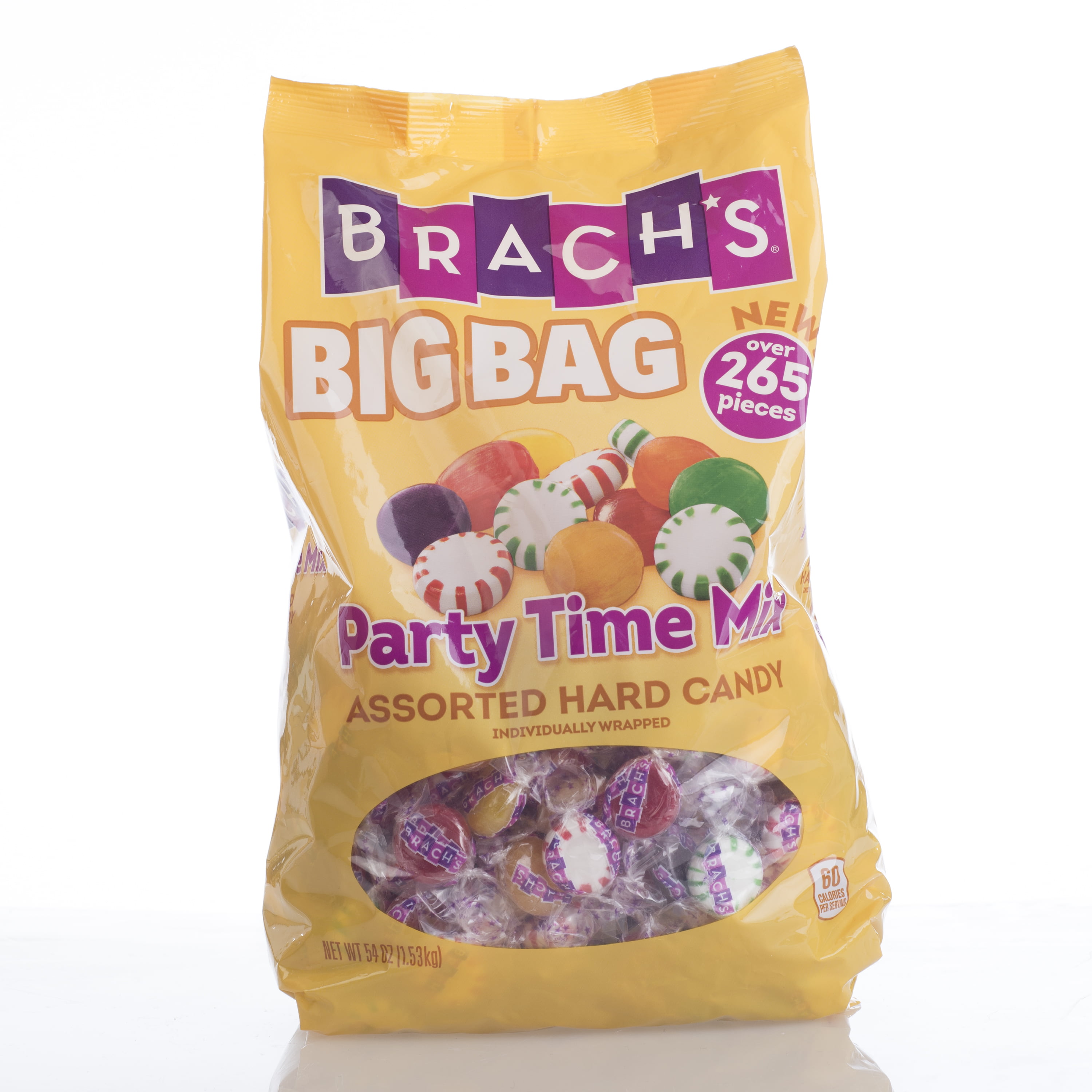 Brach's Party Time Mix Assorted Hard Candy Big Bag, 54 Oz., 265+ Count
