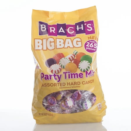 Brachs Party Time Mix Assorted Hard Candy Big Bag, 54 Oz., 265+ Count