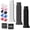 Black,White,Gray, variant on Pickleball Set: 3 Paddle Grip Tapes, 5 Shock Absorber Rings & 1 Eraser