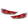 thumbnail image 3 of Taillights Assembly Full LED Dynamic Tail Lights Assembly Red Lens Fit For  Elantra AD 2016-2018, 3 of 8