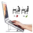 Adjustable Aluminum Laptop Stand - Portable Desk Riser and Holder for ...